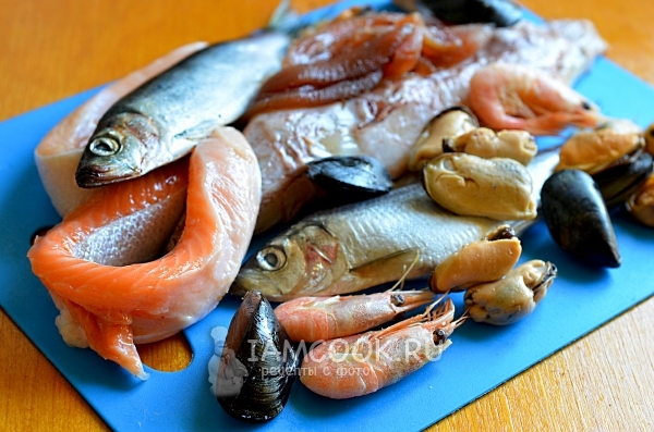 Ингредиенты для супа «Буйабес»