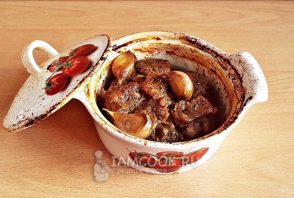 Запечь мясо