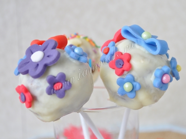 Кейк попсы на палочке