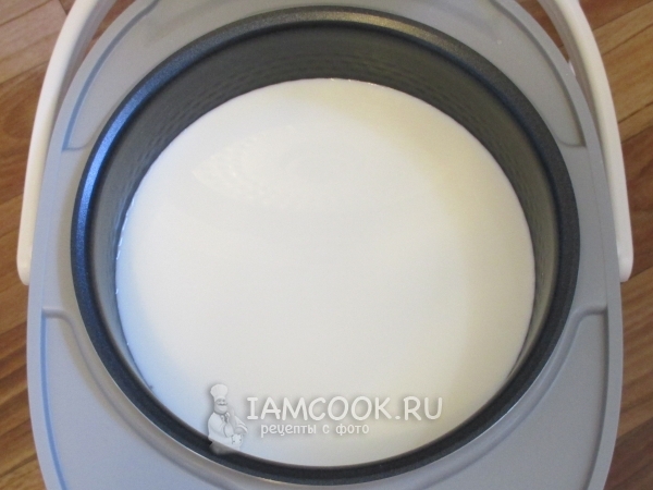 Нагреть молоко в мультиварке