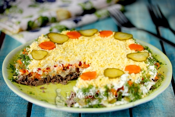 Рецепт салата «Печенкин»