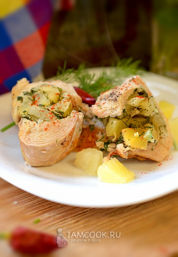 Фото куриных грудок с ананасом