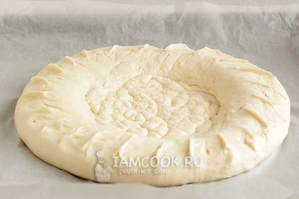 Придать лепешке форму