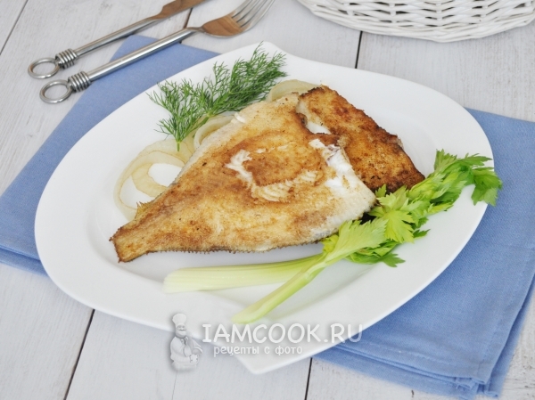 Фото жареной камбалы
