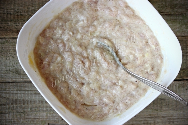 Фарш куриный с майонезом для котлет