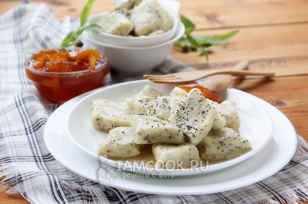 Фото ленивых вареников с маком