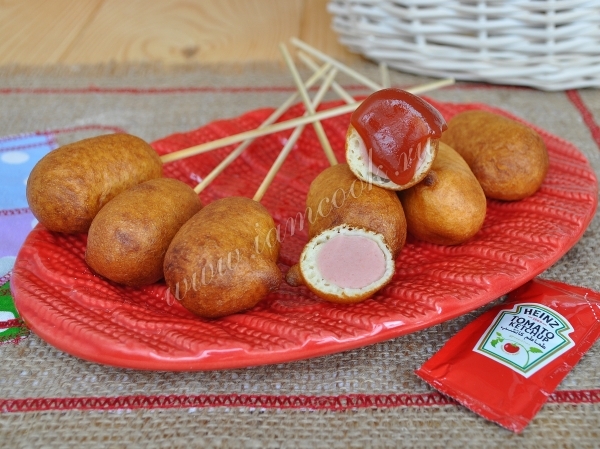 Корн-доги, рецепт
