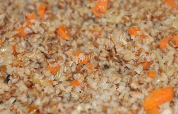 Гречка с морковью