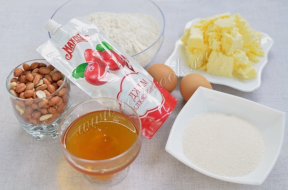 Ингредиенты для печенья Медок