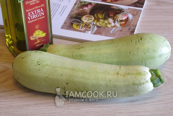 Ингредиенты для жареных кабачков на зиму