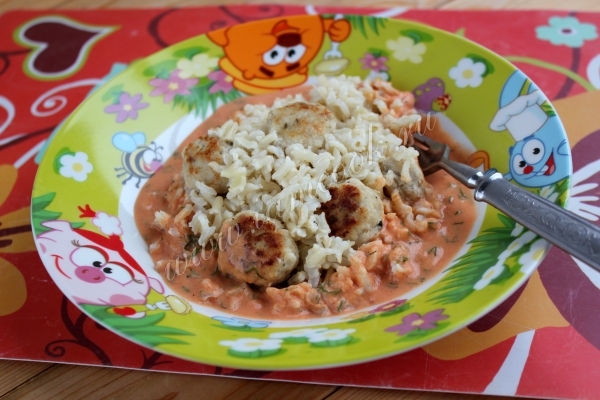 Фото фрикаделек с рисом