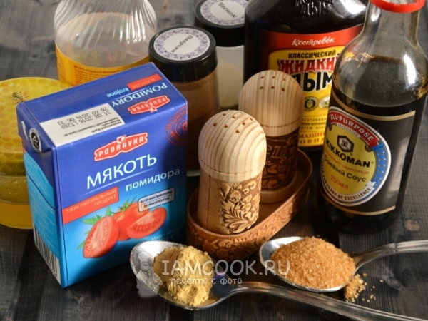 Ингредиенты для соуса «барбекю»