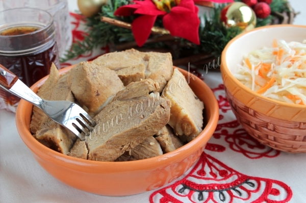 Рецепт свинины в квасе