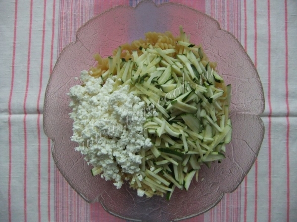 Кабачок и козий сыр