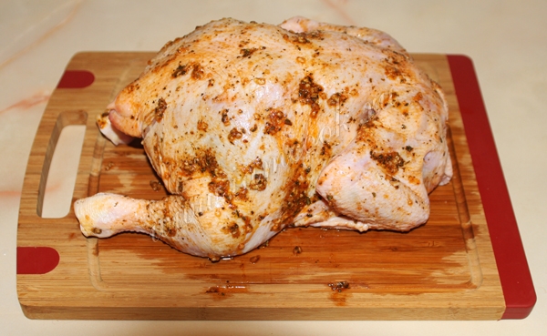 Курица в чесноке