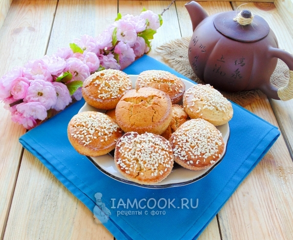 Готовое японское печенье с мисо пастой