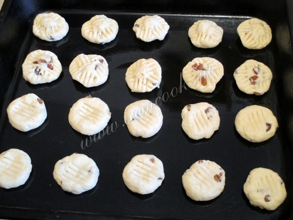 примять печенье