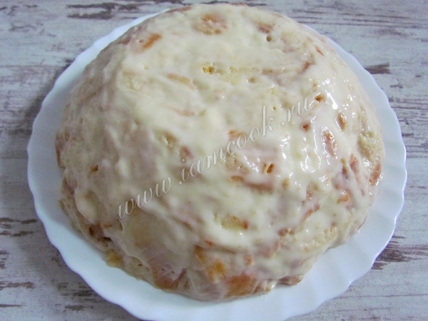 Переворачиваем торт