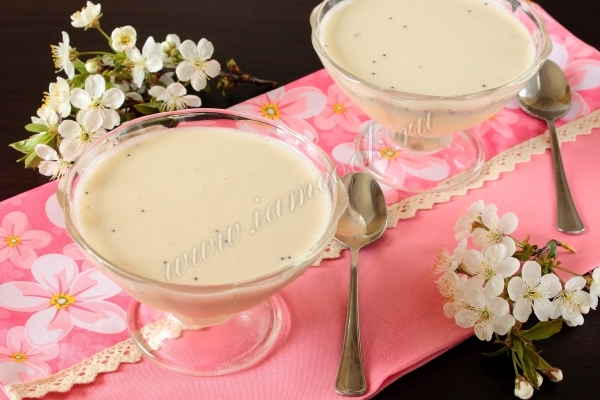 Рецепт макового десерта