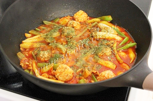 Готовим лобио со стручковой фасолью и фрикадельками