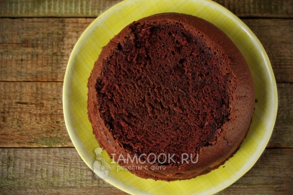 Корж шоколадный