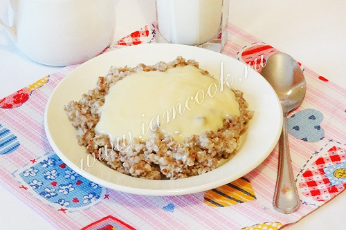 Гречневая каша пуховая