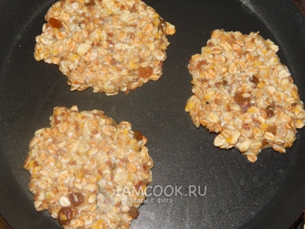 Овсяное печенье на сковороде