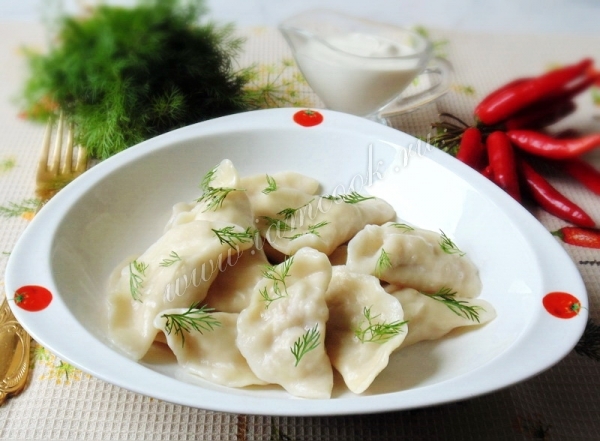 Рецепт вареников с мясом