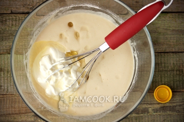 Добавить сметану