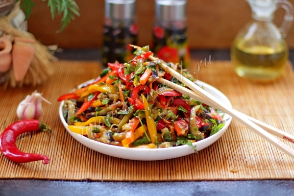 Рецепт баклажанов по корейски