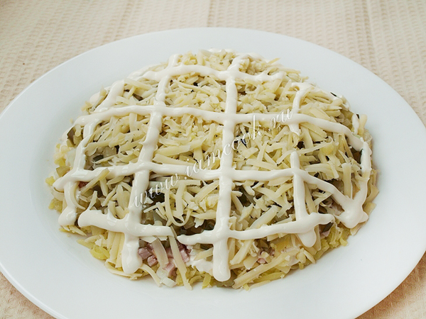 финальный слой салата