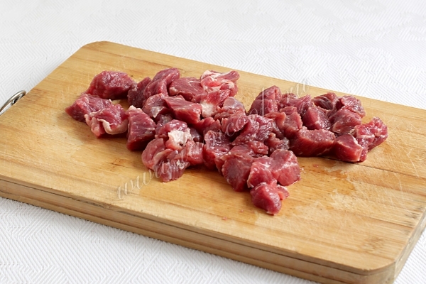 Говядина порезанная