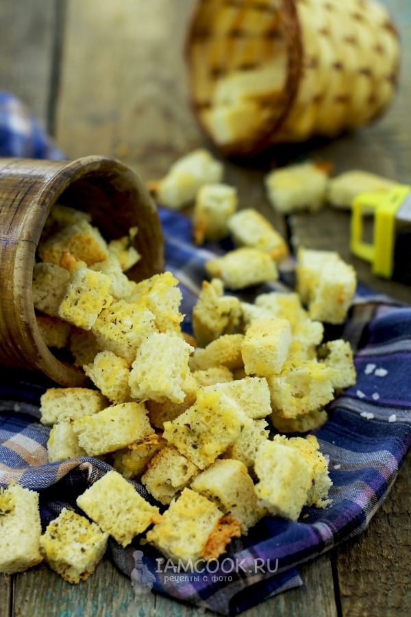 Сухарики с сыром