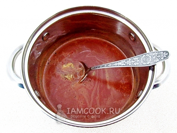 Влить желатин