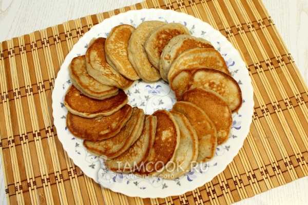 Рецепт банановых оладий