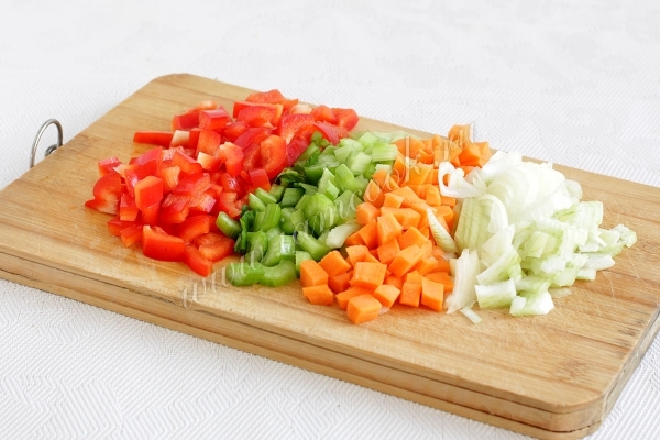 Овощи порезанные