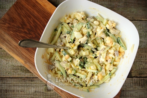 Рецепт салата «Вкусняшка»