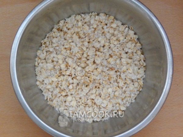 Залить овсянку кипятком