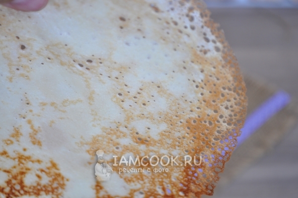 Рецепт тонких блинчиков на воде