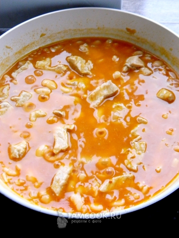 Готовый томатный чили-суп