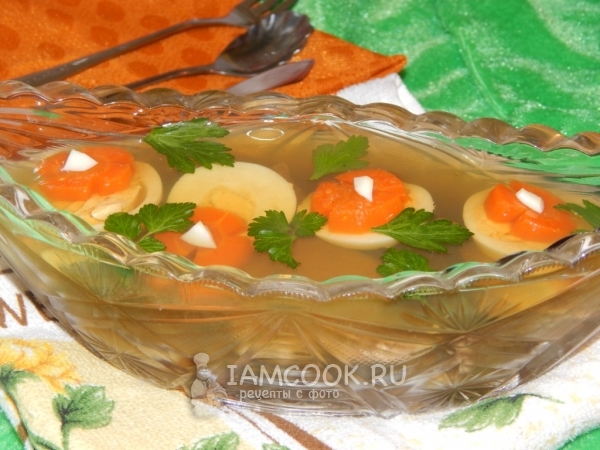 Рецепт заливного из печени