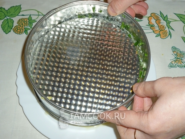 Перевернуть форму на блюдо