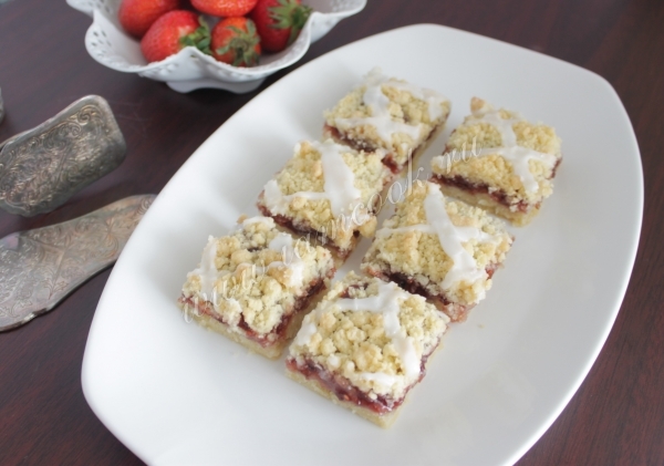 малиновый штрейзель