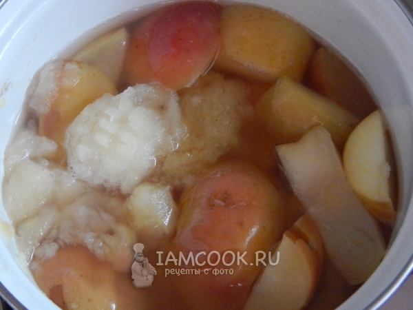 Яблоки отварные