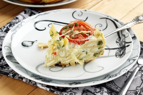 Запеканка из макарон в мультиварке