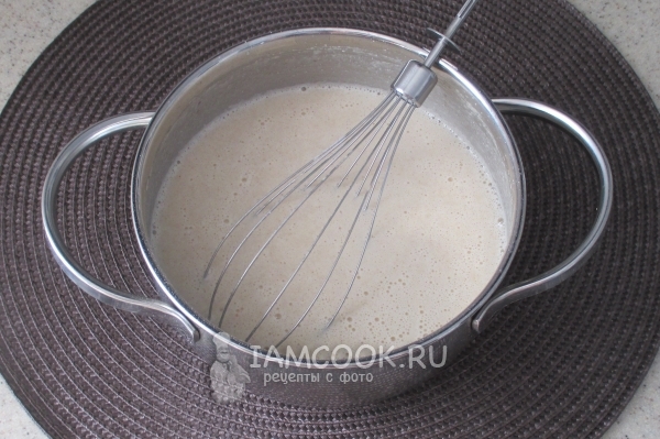 Размешать тесто