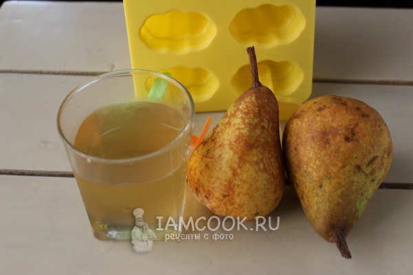 Ингредиенты для мороженого из груш