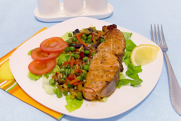 Семга в соевом маринаде