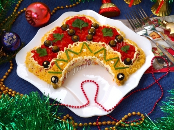 Рецепт салата Русская красавица