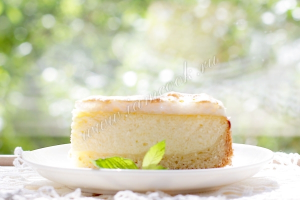 Пирог с белковым суфле